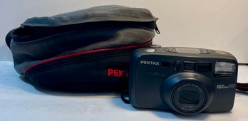 Pentax IQ Zoom 140 Camera And Case