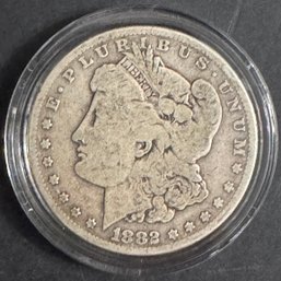 1882 Morgan Silver Dollar