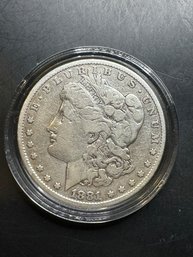 1881 Morgan Silver Dollar