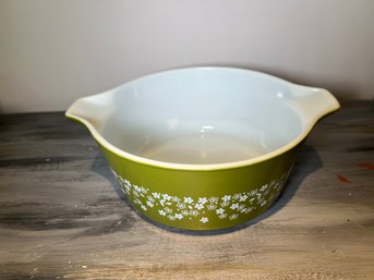 Vintage Pyrex Spring Blossom Casserole Dish