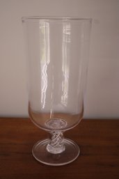 Hand Blown Simon Pearce Crystal Vase