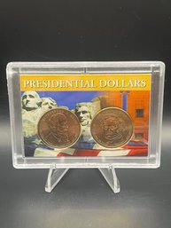 2 Presidential Dollars  Rutherford B. Hayes, Franklin Pierce