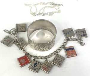 Group Of Sterling Silver Objects