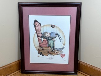 Sue Skeen 'Kitty Love' Framed Print