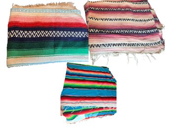 Trio Of Mexican Blankets