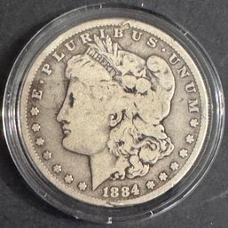 1884 Morgan Silver Dollar