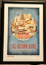 ZAC BROWN BAND CITI FIELD Concert Poster 55/600