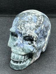 Carved SODALITE Gemstone Skull- 405 Grams In Weight