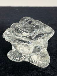 Goebel Glass Rose Figurine