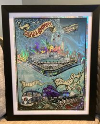 DEAD And CO CITI FIELD  Signed And Numbered Foil Poster 319/850