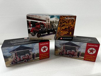 New In Boxes 3 ERTL Collectibles ~1918 Mack Bulldog & 2 1919 GMC Tanker ~ Diecast Banks