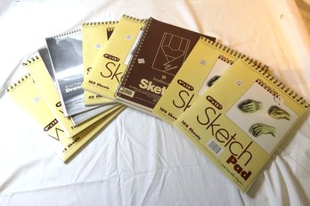 Lot Of Sketch Pads For Artists