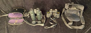 Tasco And Vortex Binoculars With Cases