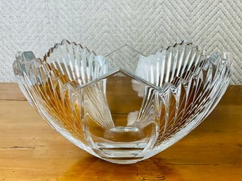 Fluted Cut Crystal Bowl