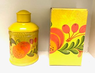 Vintage Pennsylvania Dutch Bath Oil In Original Box By Avon