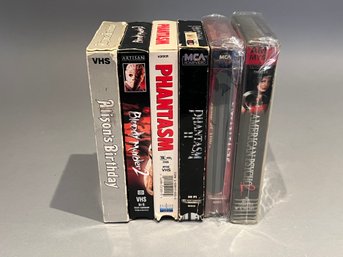 Lot Of 6 Horror VHS Tapes