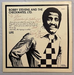 Bobby Stevens And The Checkmates, Ltd. - LIFE RR2001 VG Plus AUTOGRAPHED