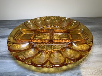 Vintage L.E. Smith Deviled Egg Plate