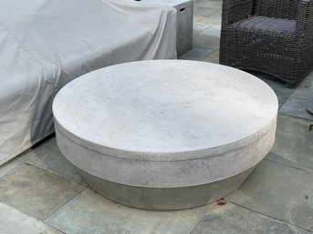 Restoration Hardware Cosimo Round Coffee Table