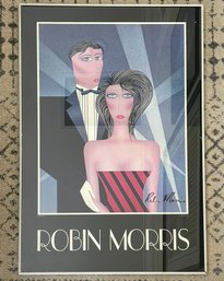 A Vintage Lithograph By Robin Morris 'Opening Night'