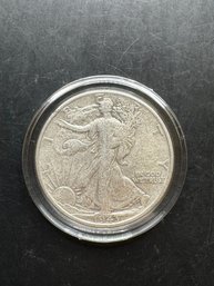 1943 Walking Liberty Silver Half Dollar