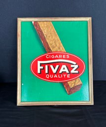 A Vintage Fivaz Cigar Framed Advertisement