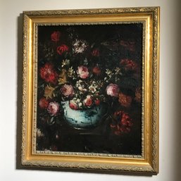 Beautiful Antique Unsigned Antique Oil On Canvas - Purchased In 1975 For $450 - Darien,CT Art Gallery