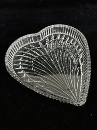 Waterford Crystal Heart Shaped Tray