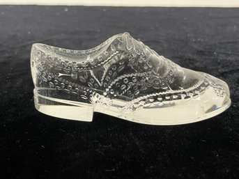 Ralph Lauren Glass Shoe Paperweight