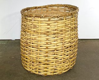 A Large Vintage Woven Basket