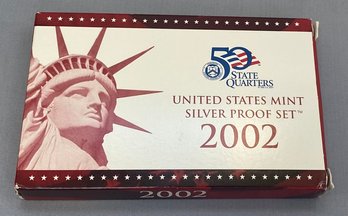 2002 United States Mint Silver Proof Set