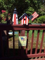 Bird House Lot #4 With USA Decor