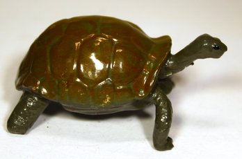 Vintage Britains Turtle Lead Figure In Original Paint