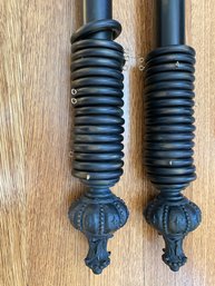 Handsome  - 74inch Gothic Revival Curtain Rods With Rings