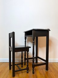 Telephone Table And Diminutive Chair