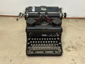 A Vintage Royal Typewriter, Circa 1930s