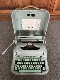 Hermes 3000 Portable Typewriter With Hard Aluminum Case
