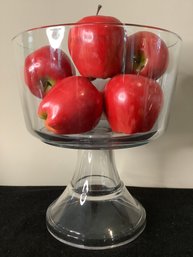 Trifle Bowl With Faux Apples