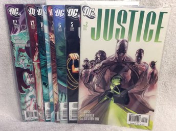 (8) DC Justice Comic Books - L