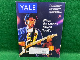 The Rolling Stones. When The Stones Played Toad's New Haven, CT. YALE Alumni Magazine 2021. Yes Shipping.