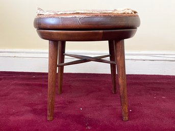 A Vintage Danish Modern Footstool - AS IS