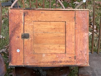 EARLY WALL CABINET WITH SALMON MILK WASH