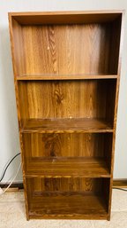 4-shelf Wood Bookshelf  1 Of 2