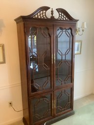 Stunning Thomasville Lighted Display Cabinet