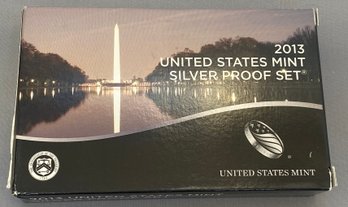 2013 United States Mint Silver Proof Set