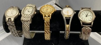 Five Ladies Bracelet Style Watches