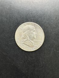 1949-S Benjamin Franklin Silver Half Dollar