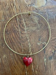 Heart Choker Necklace