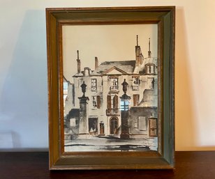 Custom Framed Print - Dans La Rue Bonaparte By John Hulse (American, 20th Century)