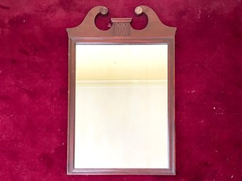 A Vintage Scrolled Mirror By Ward Industries